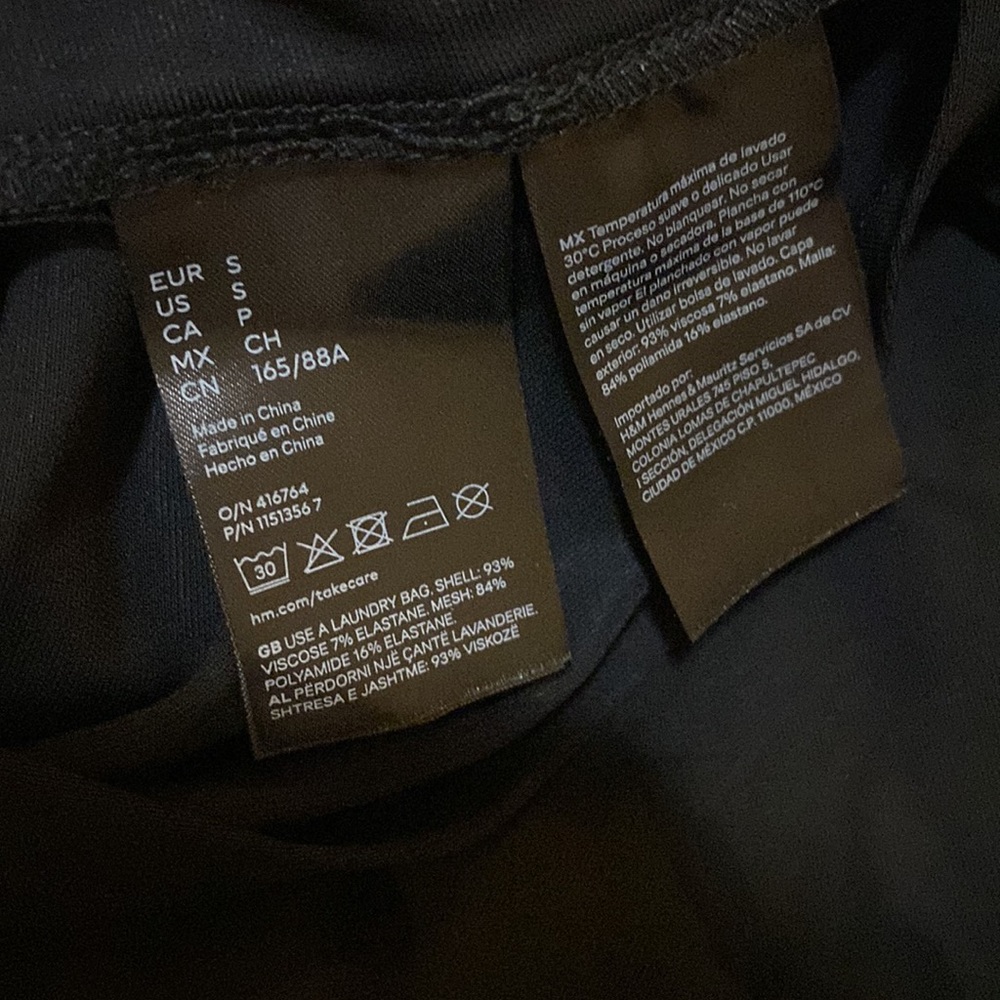 Mugler x H&M Knot-detail One-shoulder Dress size S - Picture 5 of 6